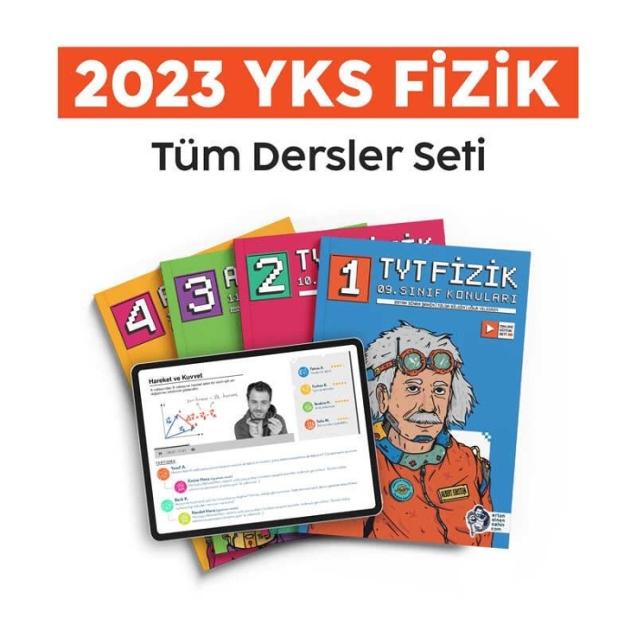 2023 YKS Fizik Tüm Dersler Seti Ertan Sinan Şahin