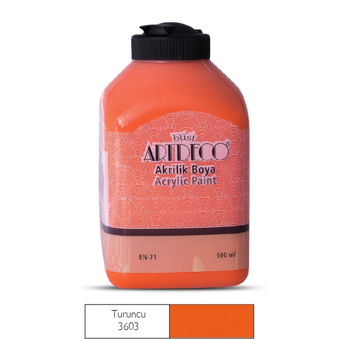 ARTDECO AKRİLİK 500ML TURUNCU