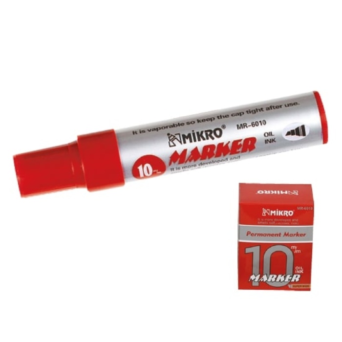 MİKRO JUMBO MARKER KIRMIZI 15GR 12Lİ (6010)