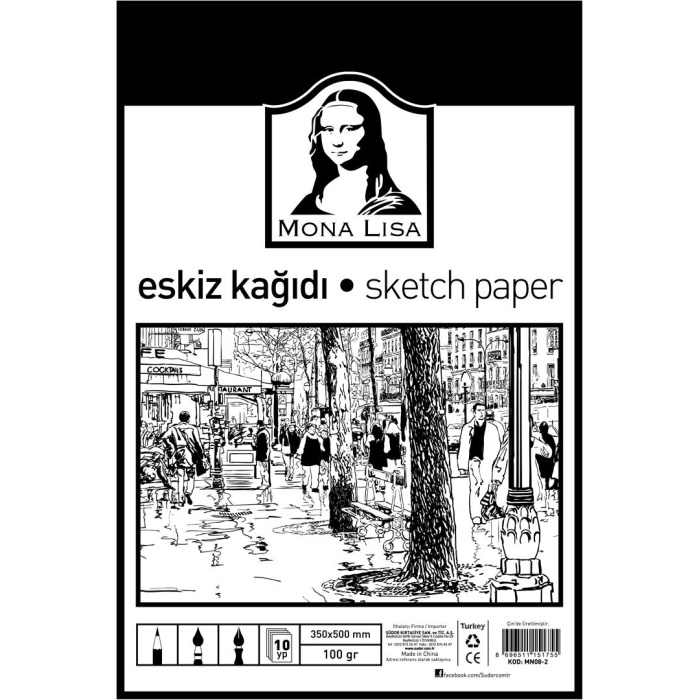 SÜDOR ESKİZ KAĞIDI 35x50 100GR 10YP