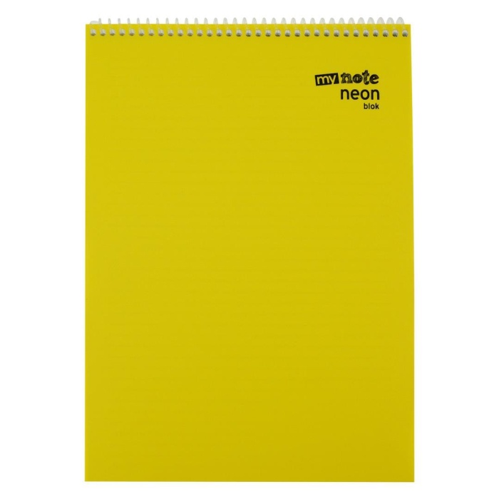 UMUR DEFTER A4 80YP M.NOTE NEON BLOK ÇİZG (UC34200-Ç)