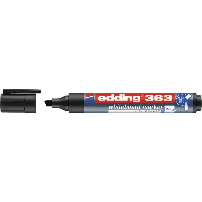 EDDING (E-363) BEYAZ TAHTA KALEMİ CAP OFF SİYAH