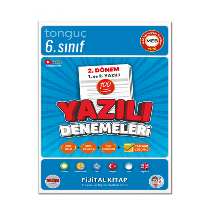 6. Sınıf Yazılı Denemeleri 2. Dönem 1 ve 2. Yazılı