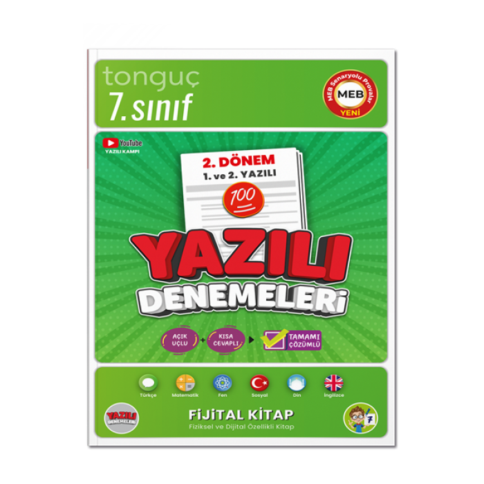 7. Sınıf Yazılı Denemeleri 2. Dönem 1 ve 2. Yazılı