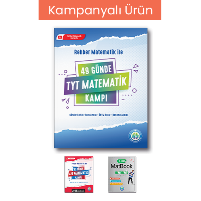 49 Günde TYT Matematik Kampı-50 li Paket (15 Kitap Hediyeli)