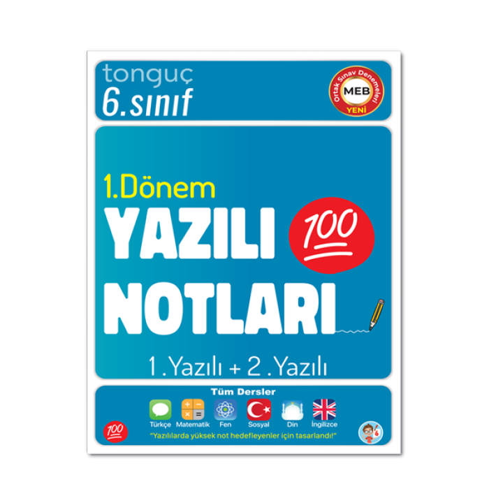 6. Sınıf Yazılı Notları 1. Dönem 1 ve 2. Yazılı