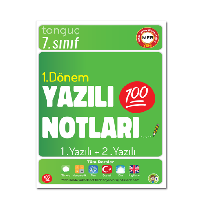 7. Sınıf Yazılı Notları 1. Dönem 1 ve 2. Yazılı