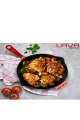 Lava Döküm Yuvarlak Kızartma Tavası 28 cm Metal Saplı