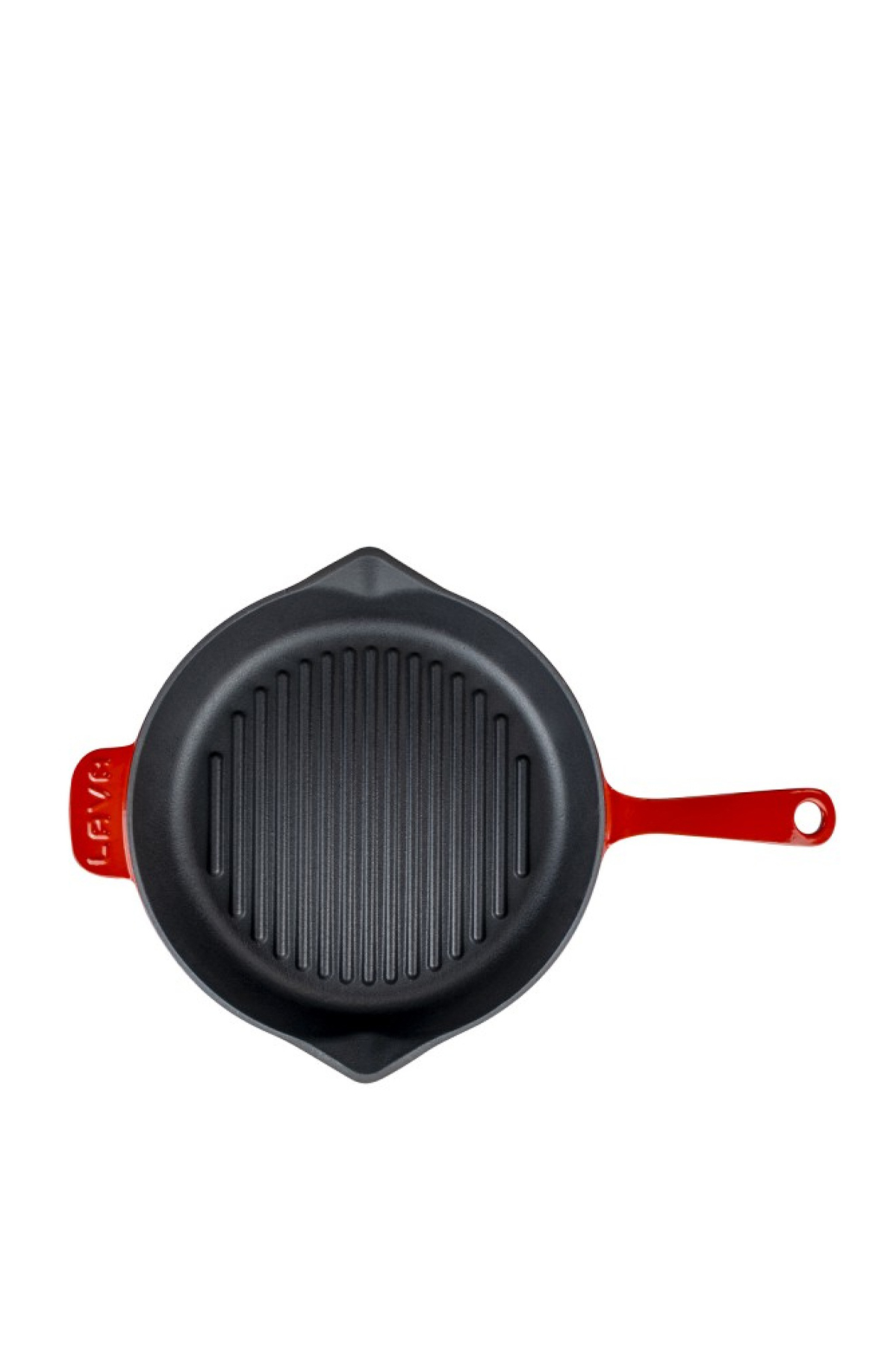 Lava Döküm Yuvarlak Kızartma Tavası 28 cm Metal Saplı