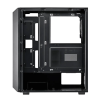 Vento Vg4200S Mid Tower, 750W 80+ Siyah, Temperli Cam, Rgb, Atx Gaming Kasa