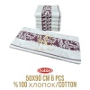 Pamuk 6´Lı 50X90 Havlu Seti Spring Mor