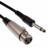 G-526V 6.3Mm Mono Erkek Canon Di̇şi̇ 4 Metre  Mi̇krofon Ara Kablosu