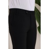 Erkek Slim Fit Likralı Bilek Boy Kumaş Pantolon
