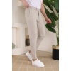 Erkek Slim Fit Likralı Bilek Boy Kumaş Pantolon