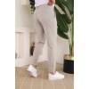 Erkek Slim Fit Likralı Bilek Boy Kumaş Pantolon