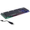 Hl-18744 Usb Kablolu Metal Kasa Mekanik Hisli Rgb Işıklı Oyuncu Gaming Klavye