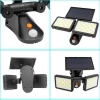 Sensörlü 36 Ledli Solar Aydınlatmalı Duvar Lambası W770B