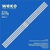 Wkset-6779 37434X4 V9Q6-820Sm0-R0 Bn96-48256A 4 Adet Led Bar (Blue) (50Led)