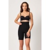 Si̇yah Mi  2814 Double Yüksek Bel Boxer Lazer Korse