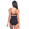 Si̇yah Mi  2079 Yüksek Bel Desenli Double Slip Korse