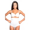 Beyaz Mi  2079 Yüksek Bel Desenli Double Slip Korse