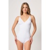 Beyaz Mi  2821 Balenli Double Boy Slip Lazer Korse