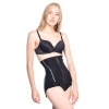 Si̇yah Mi  2886 Yüksek Bel Tül Slip Lazer Korse