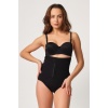 Si̇yah Mi  2932 Double Karın Agraf Destekli Slip Lazer Korse