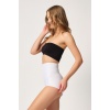 Beyaz Mi  2842 Lazer Dantelli Slip Korse