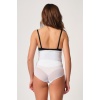 Beyaz Mi  2945 Tül Karyokalı Slip Lazer Korse