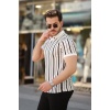 Erkek Yakalı Örme Kumaş Kısa Kollu T-Shirt