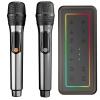 M60 Vega 100W Rgb 2 Adet Kablosuz Mikrofonlu Bluetooth Karaoke Hoparlör (15.000Mah Batarya)