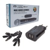 Mv-19601 Uhf Kablosuz Enstrüman Uyumlu Bluetooth Jak Girişli İkili Mikrofon Set