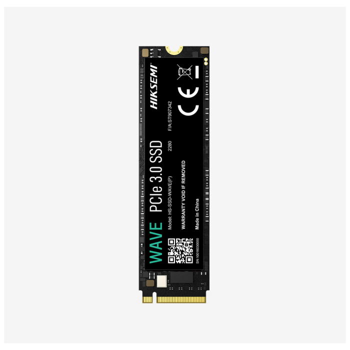 Hiksemi Hs-Ssd-Wave(P) 1024G, 2450-2450Mb/S, Gen3, Nvme Pcie M.2 2280, 3D Nand, Ssd