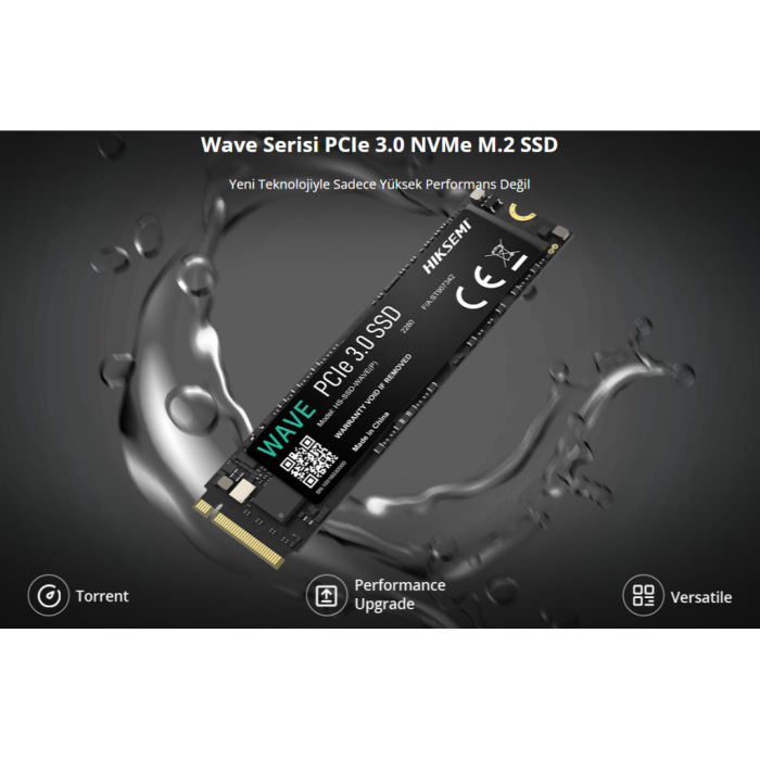 Hiksemi Hs-Ssd-Wave(P) 1024G, 2450-2450Mb/S, Gen3, Nvme Pcie M.2 2280, 3D Nand, Ssd