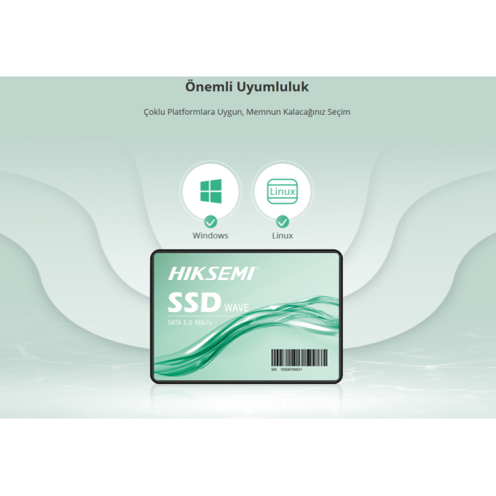 Hiksemi Hs-Ssd-Wave(S) 2048G, 550-510Mb/S, 2.5&Quot;, Sata3, 3D Nand, Ssd