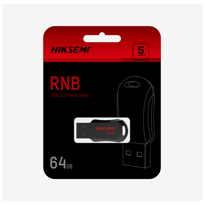 Hiksemi Rnb, Hs-Usb-M200R, 64Gb, Usb 2.0, İnce Ve Taşınabilir, Veri Koruma, Flash Disk
