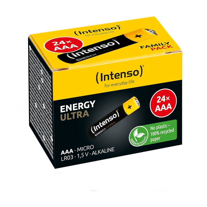 Intenso 7501814, Energy Ultra, Lr03, Aaa, 1.5Volt, 24 Lü Paket, Pi̇l