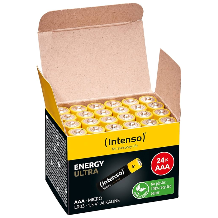 Intenso 7501814, Energy Ultra, Lr03, Aaa, 1.5Volt, 24 Lü Paket, Pi̇l