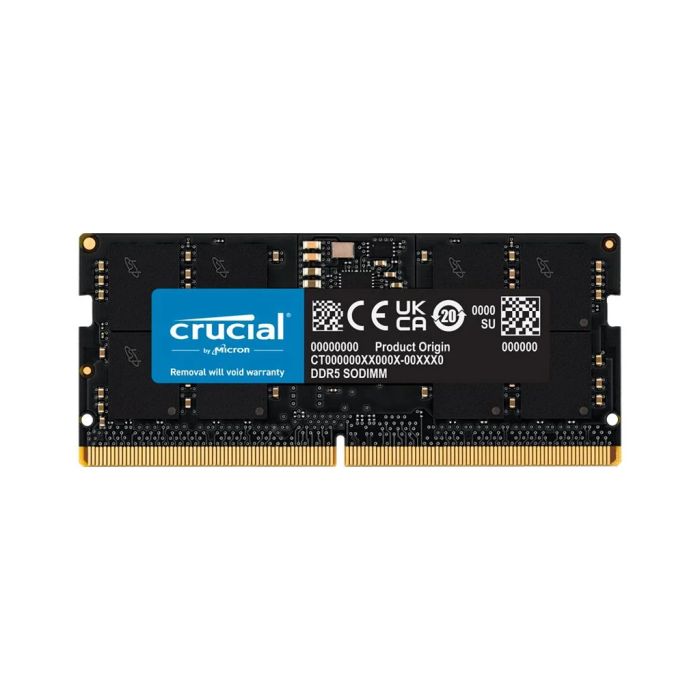 Crul Ct16G52C42S5, 16Gb, 5200Mhz, Ddr5 Notebook Ram, Sodimm Cl42 1.1V (By Micron)