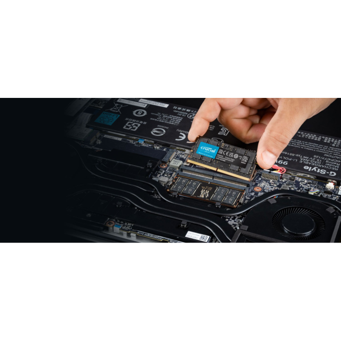 Crul Ct16G52C42S5, 16Gb, 5200Mhz, Ddr5 Notebook Ram, Sodimm Cl42 1.1V (By Micron)