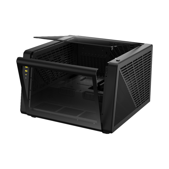 Gamdias Neso P1, Tempered Glass,  Type-C, 850W, 80+Bronze, Atx, Black Edition, Gaming Kasa
