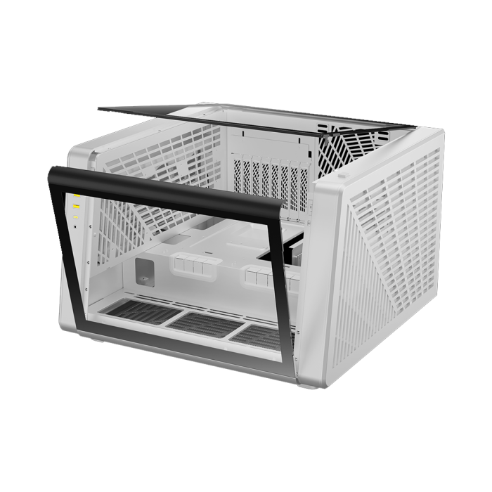 Gamdias Neso P1, Tempered Glass, Type-C, 850W, 80+Bronze, Atx, White Edition, Gaming Kasa
