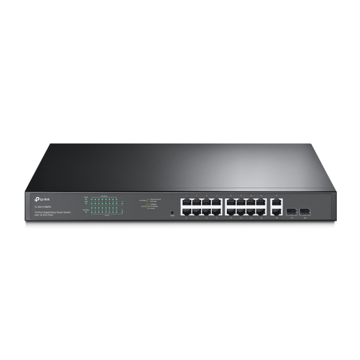 Sg1218Mpe 18 Port Gigabit, 16 Port Poe, + 2Port Gigabit Sfp, 250W, Rackmount Yönetilebilir Switch