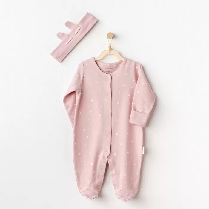 Puppy Gazelle Bebe Tulum Takım Pembe