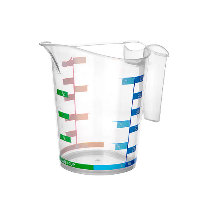 Ölçü Kabı Dereceli Renkli 500Ml