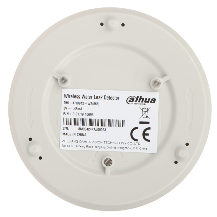 Dahua Ard912-W2 Kablosuz, Su Sızıntı Dedektörü  Beyaz