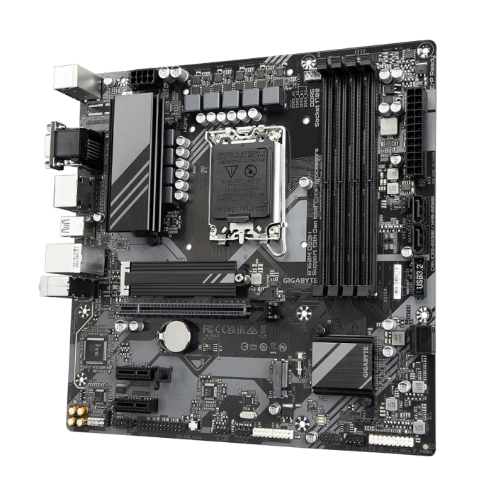 Gigabyte B760M Ds3H, Rev.1.0, 4Xddr5, 2Xm.2, 2Xdp, Hdmi, Vga, 12-13-14.Nesil, Lga1700 Soket, Anakart