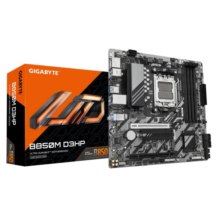 Gigabyte B850M D3Hp, 4Xddr5, 2Xm.2, 2Xdp, Hdmi, Type-C, Amd Ryzen 7000 Serisi, Am5 Soket Anakart