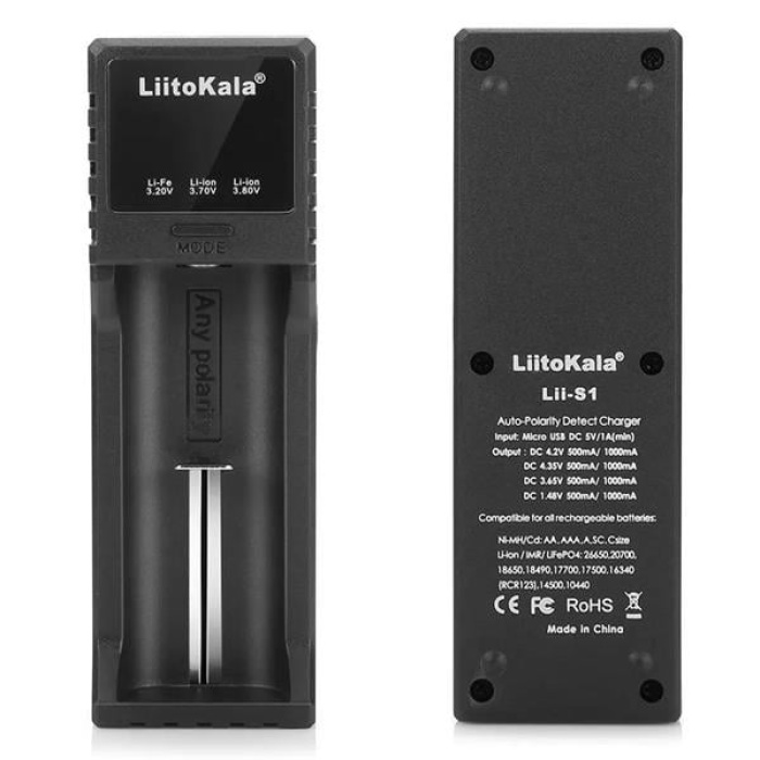 Lii-S1 Pil Şarj Cihazı